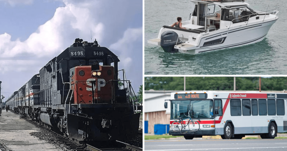 transport options in Lafayette, Louisiana